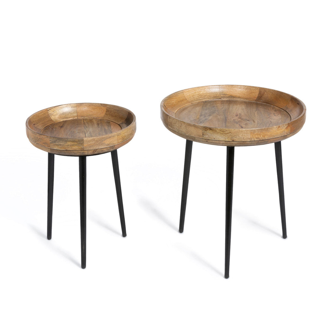 Park Hill Collection Urban Living Nested Wood and Iron Occasional Tables, Set of 2 - Park Hill Collection Urban Living Osborne Iron Console - EFC20147EFS06054
