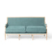 Lovecup Louie Turqoise Square Backed Sofa L125 - 39556969365602