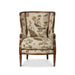 Lovecup Chinoiserie Inspired Pattern Wood Framed Wing Chair L027 - 40012938510434