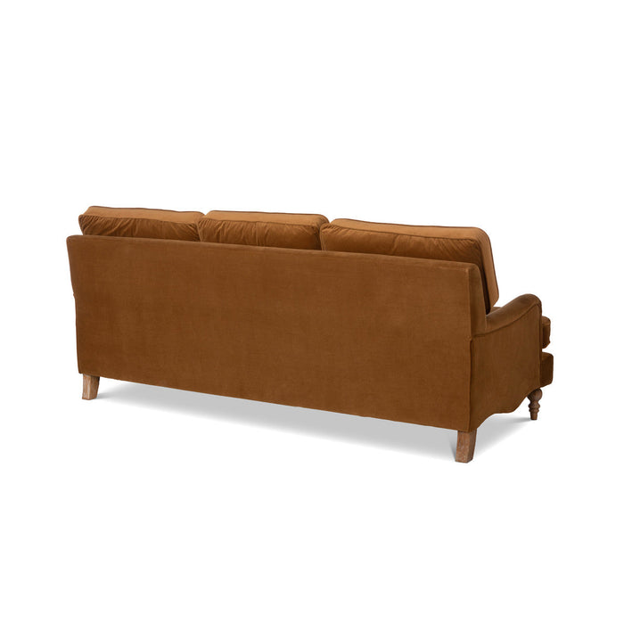 Lovecup Carl Copper Velvet Upholstered Sofa L030 - 39851674075234