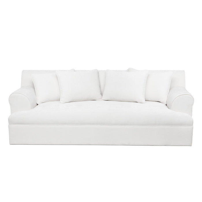 Lovecup Estate Sofa, Captiva White L678 - 40834436923490