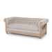 Lovecup Hillshire Washed Gray Tufted Sofa L664 - 29449344516194