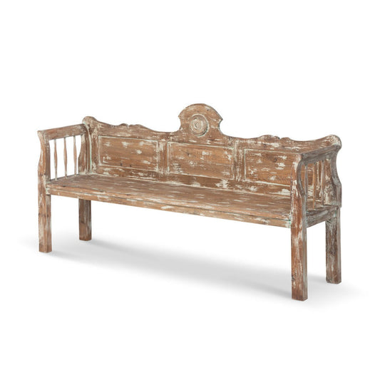 Park Hill Collections La Boheme Aged Painted Bench - EFS81954