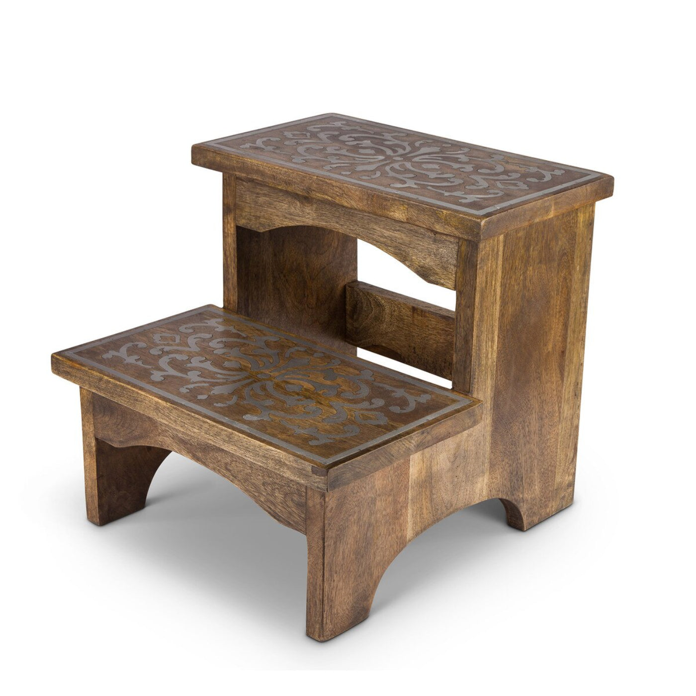 Park Hill Collection Heritage Inlay Wood Step Stool - EFS93526