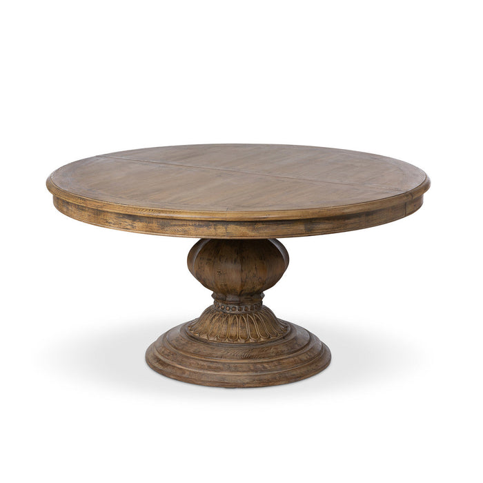 Lovecup Pine Wood Extending Pedestal Dining Table L115 - 40006955368546