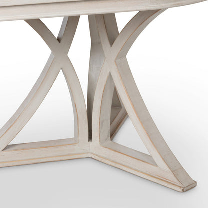 Park Hill Collections Coastal Cottage Delray Oval Dining Table -  EFT20117