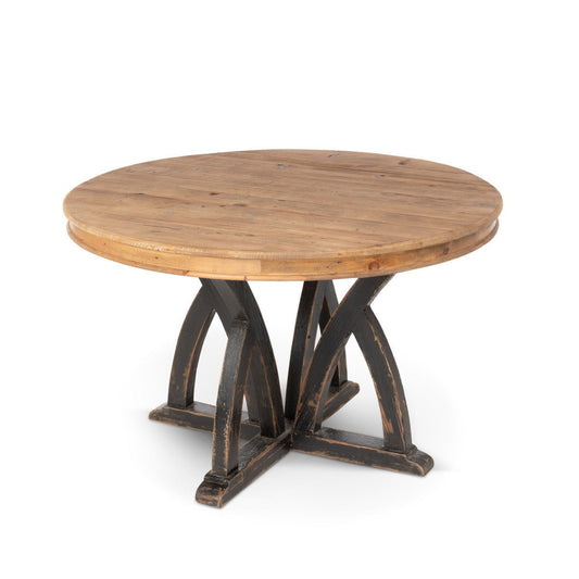 Park Hill Collection Lodge Elba Round Wood Dining Table - EFT20118