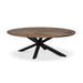 Lovecup Nolan Crossed Leg Oval Dining Table L157 - 40391914618978