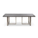 Lovecup Olive Grey Leather Top Dining Table L320 - 40316423045218