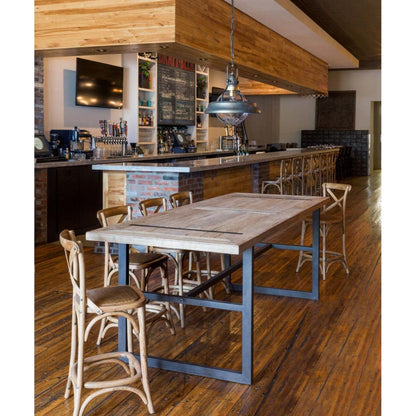 Park Hill Collection Urban Living Reclaimed Oak Gathering Table - EFT81577