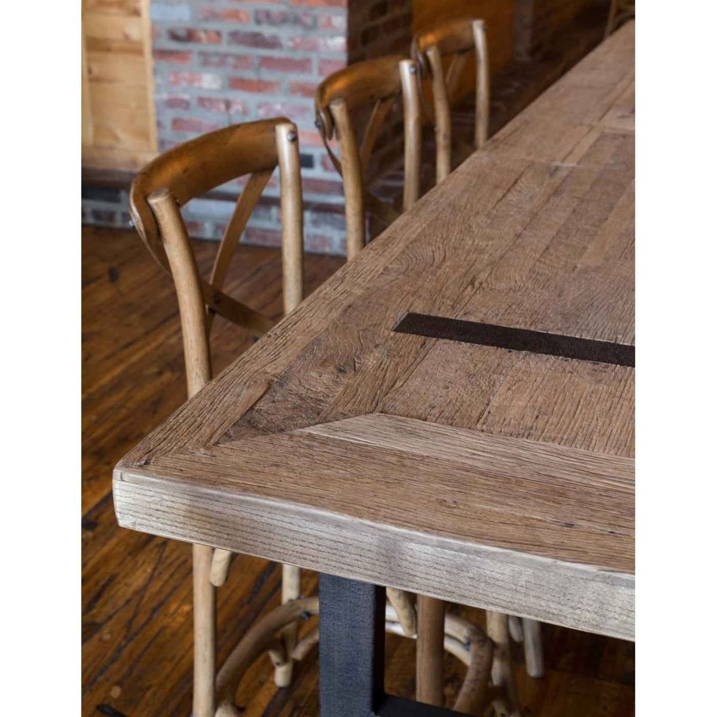 Park Hill Collection Urban Living Reclaimed Oak Gathering Table - EFT81577