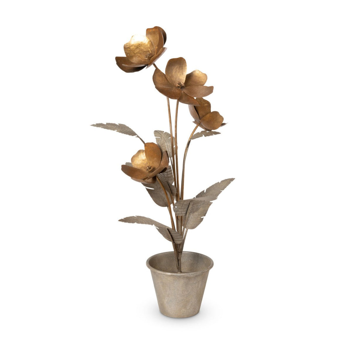 Park Hill Collection La Boheme Calytrix Metal Floral Sculpture - EGG20150