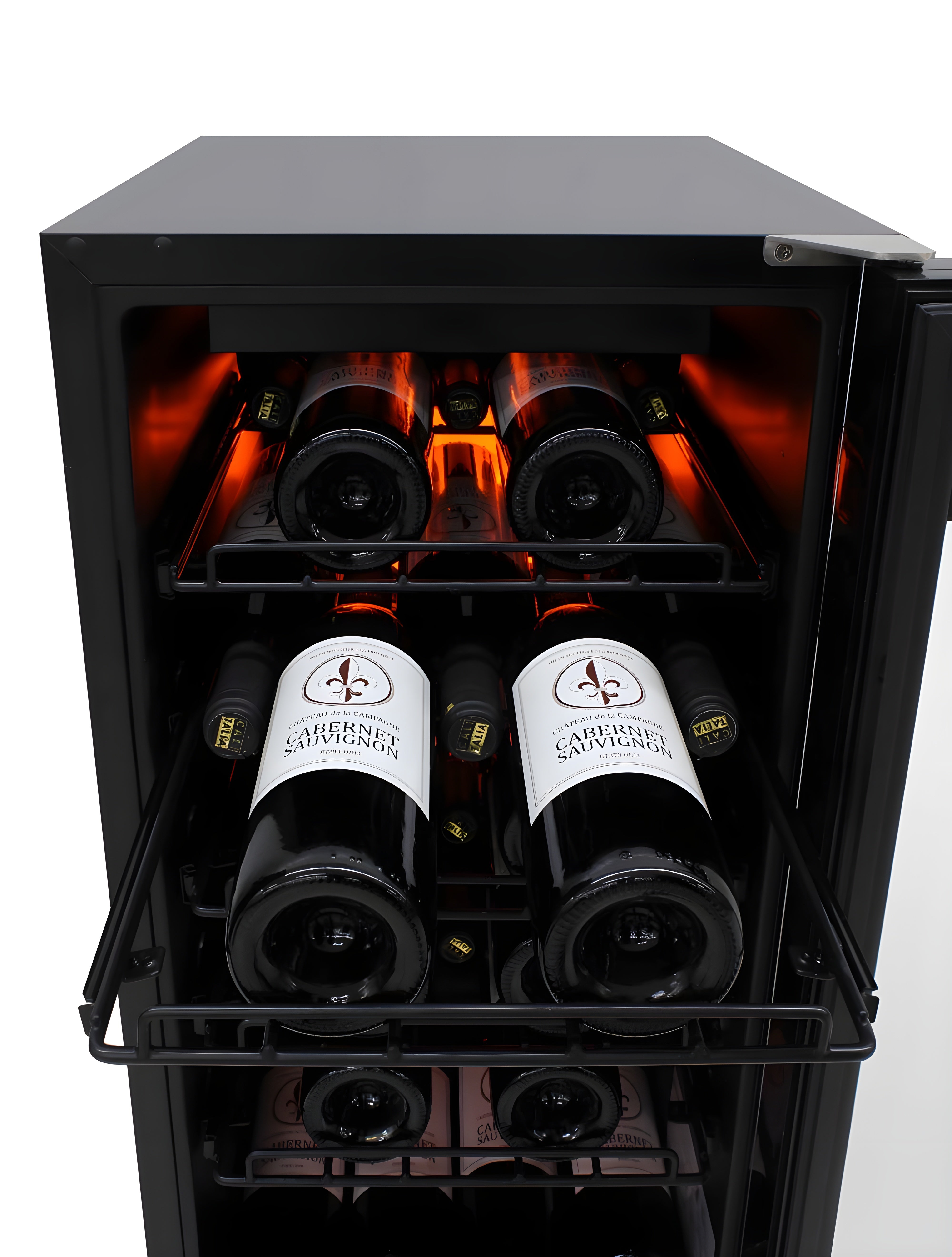 Vinotemp 32-Bottle Single-Zone Wine Cooler - EL-32COMM-B