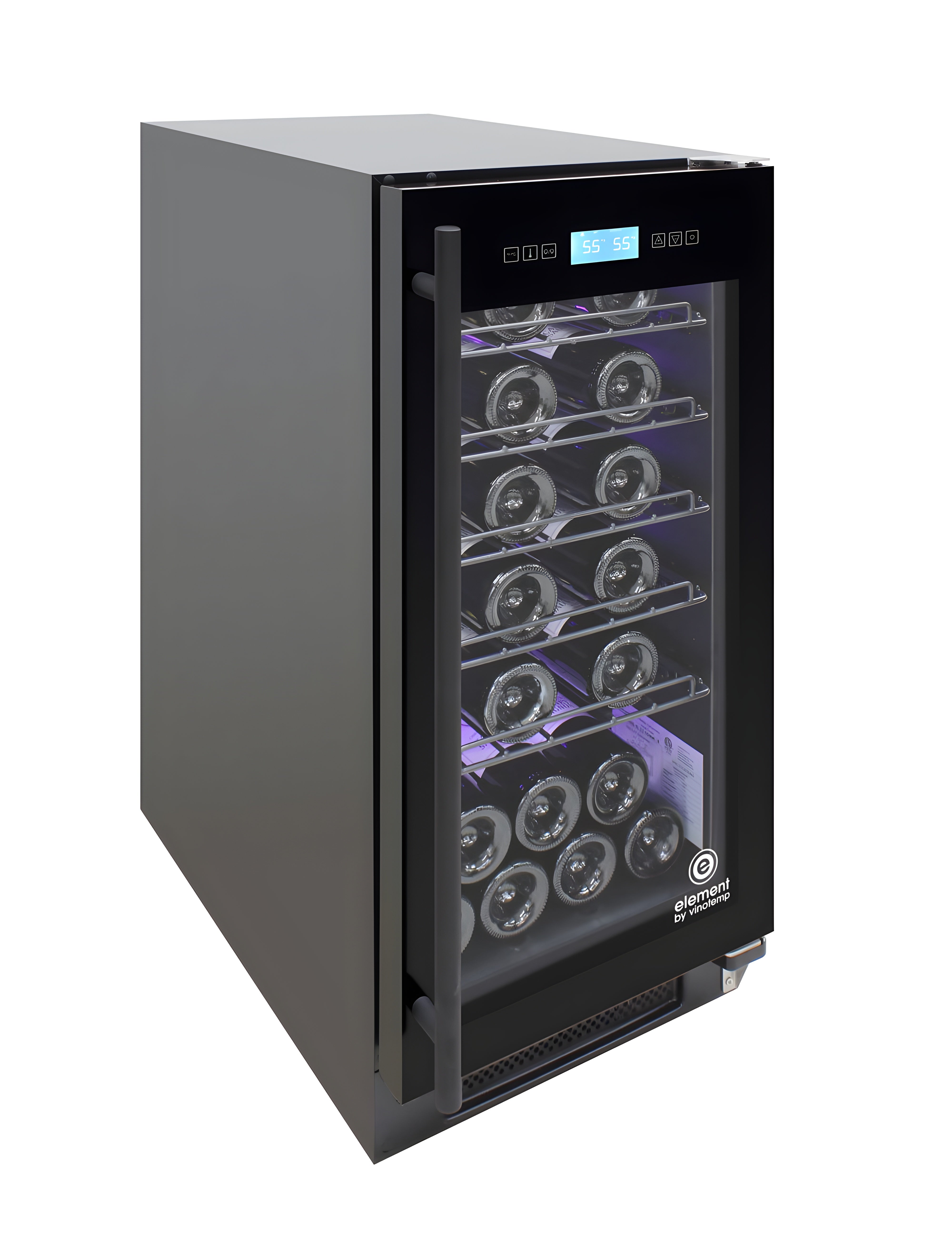 Vinotemp 32-Bottle Single-Zone Wine Cooler - EL-32COMM-B