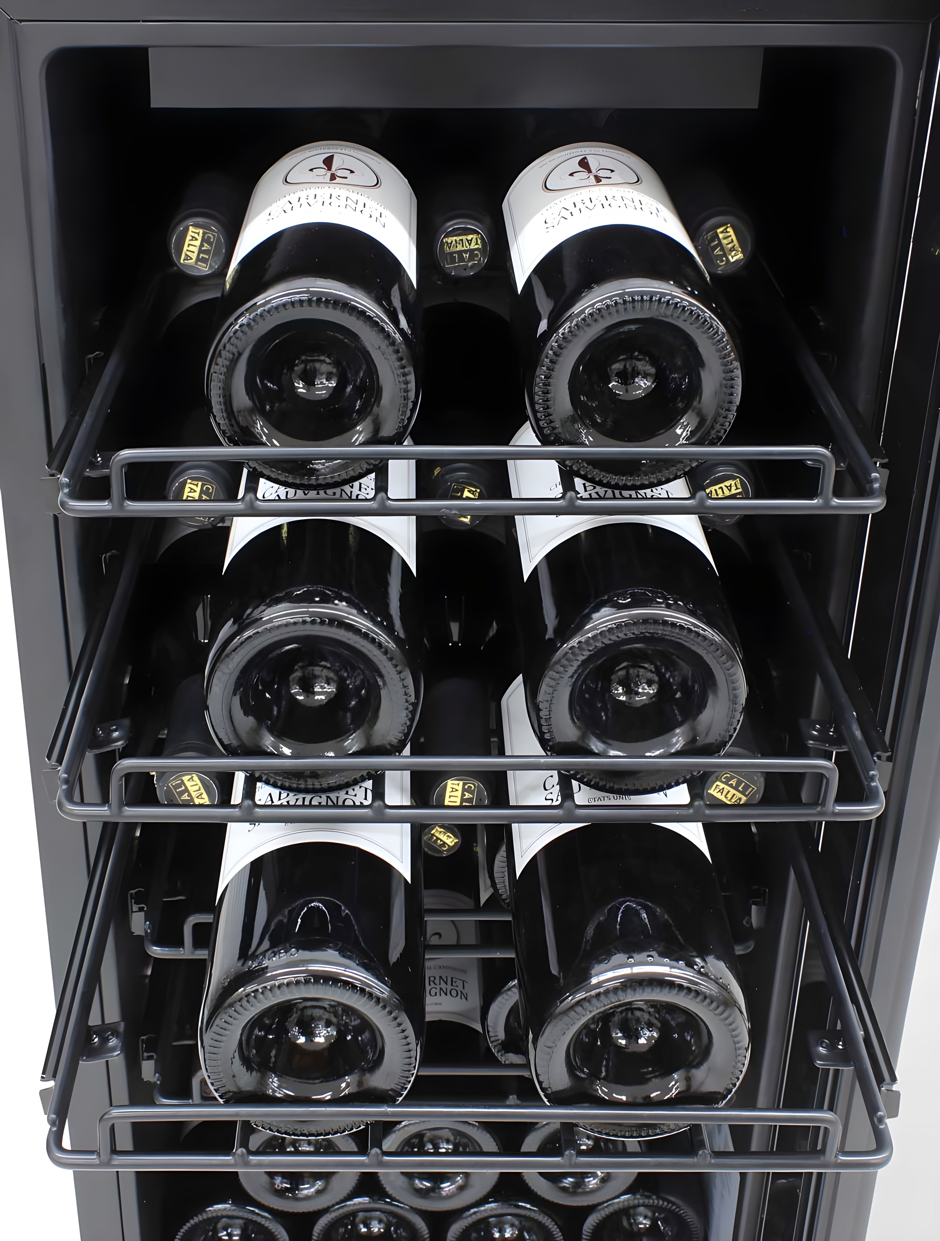 Vinotemp 32-Bottle Single-Zone Wine Cooler - EL-32COMM-B