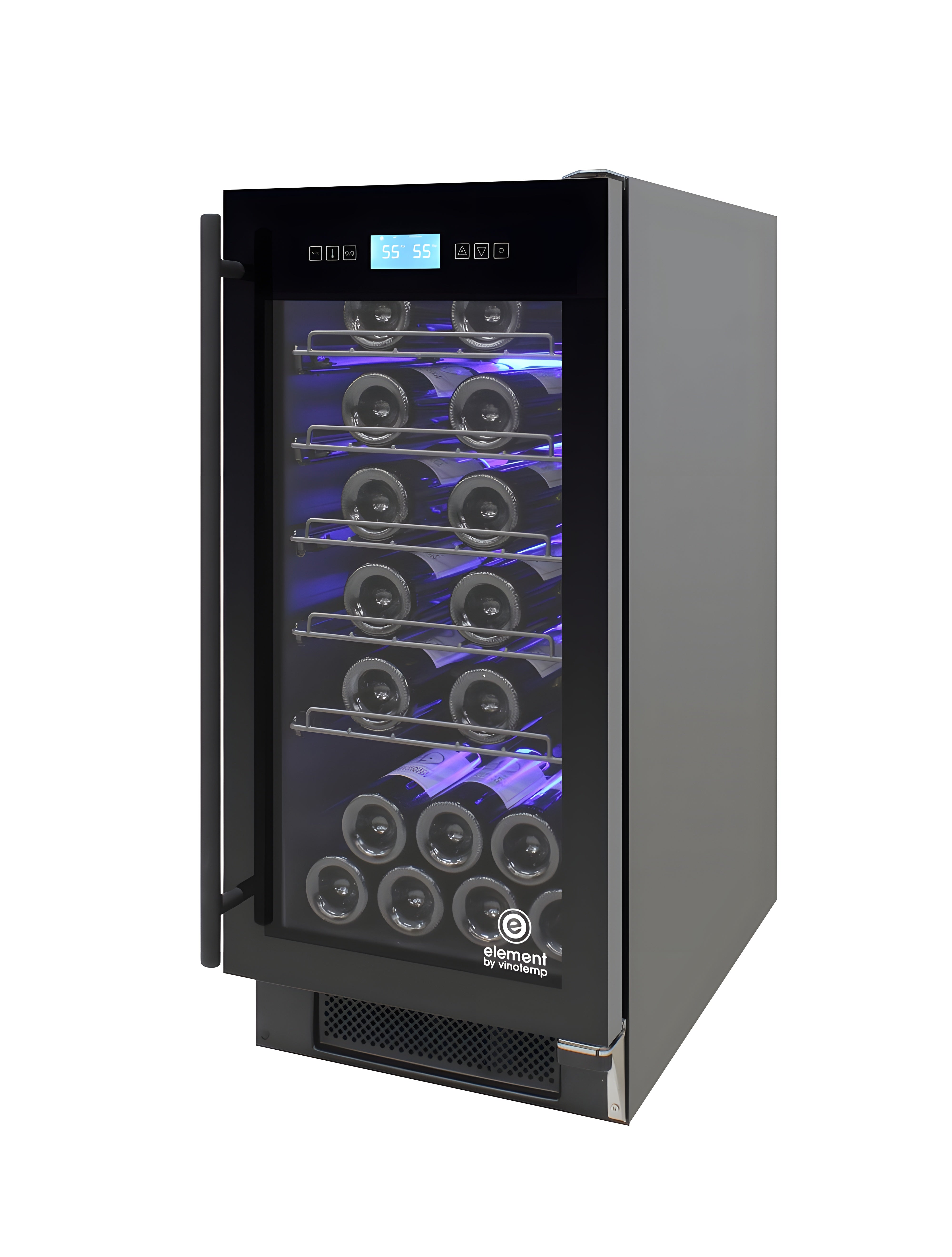 Vinotemp 32-Bottle Single-Zone Wine Cooler - EL-32COMM-B