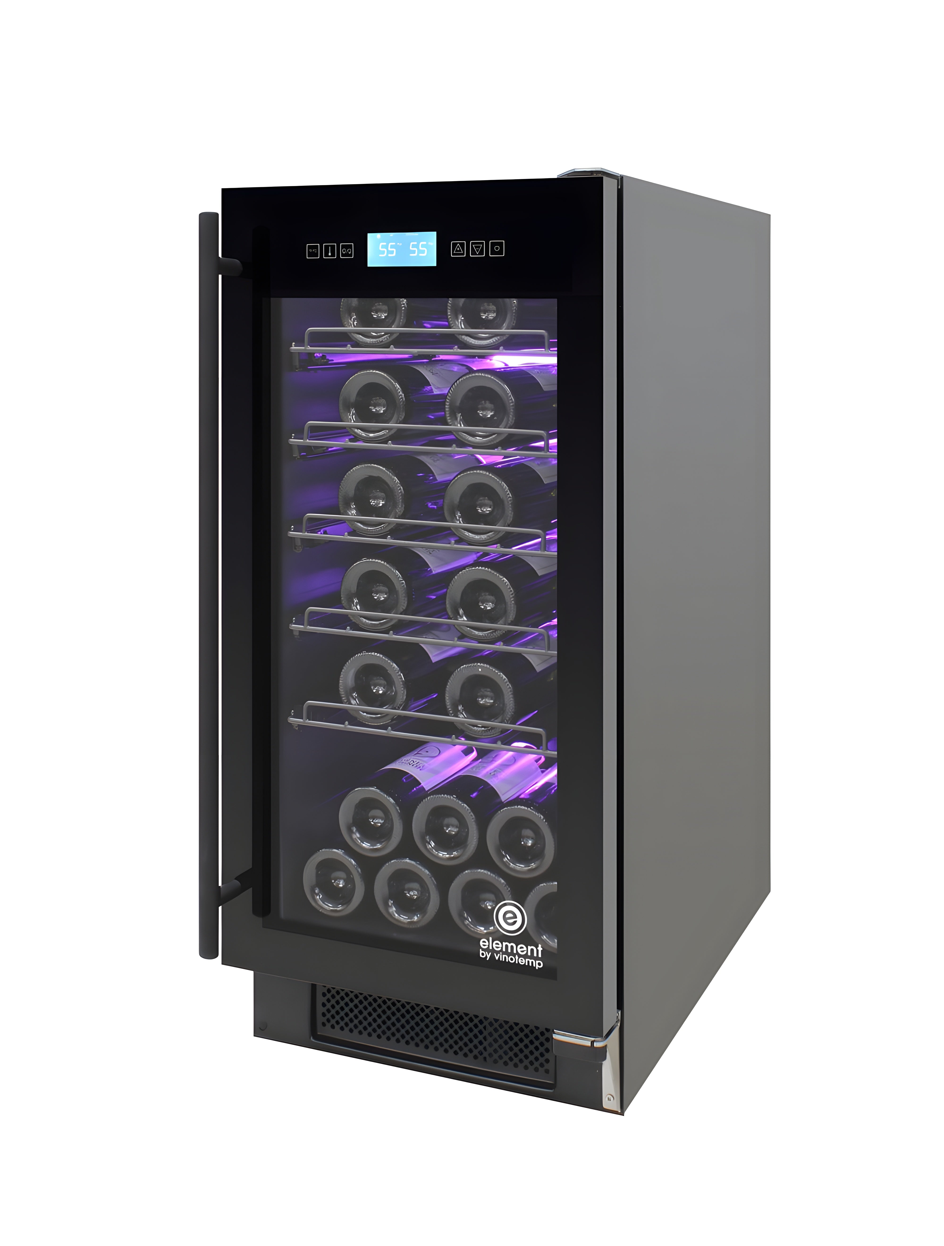 Vinotemp 32-Bottle Single-Zone Wine Cooler - EL-32COMM-B