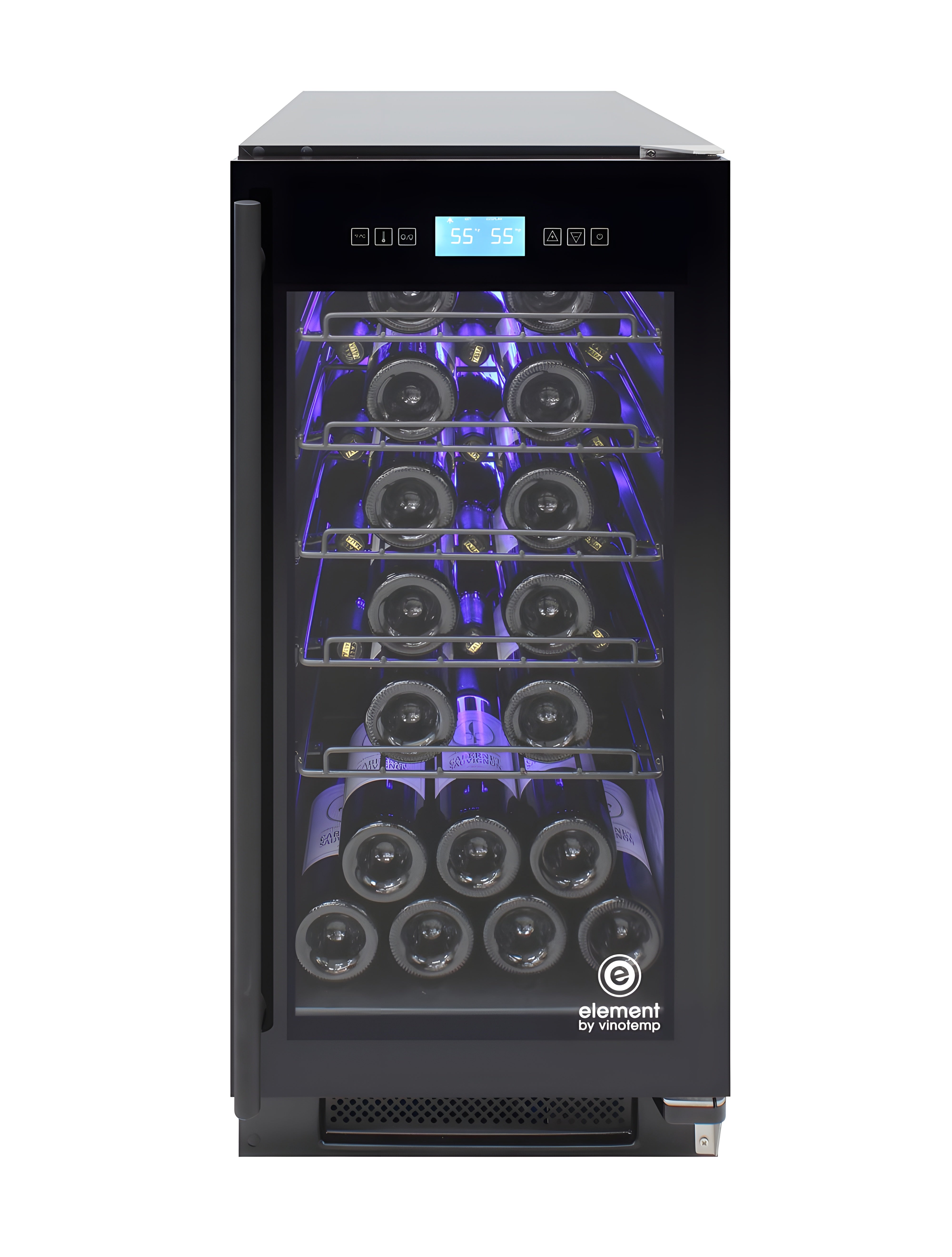 Vinotemp 32-Bottle Single-Zone Wine Cooler - EL-32COMM-B