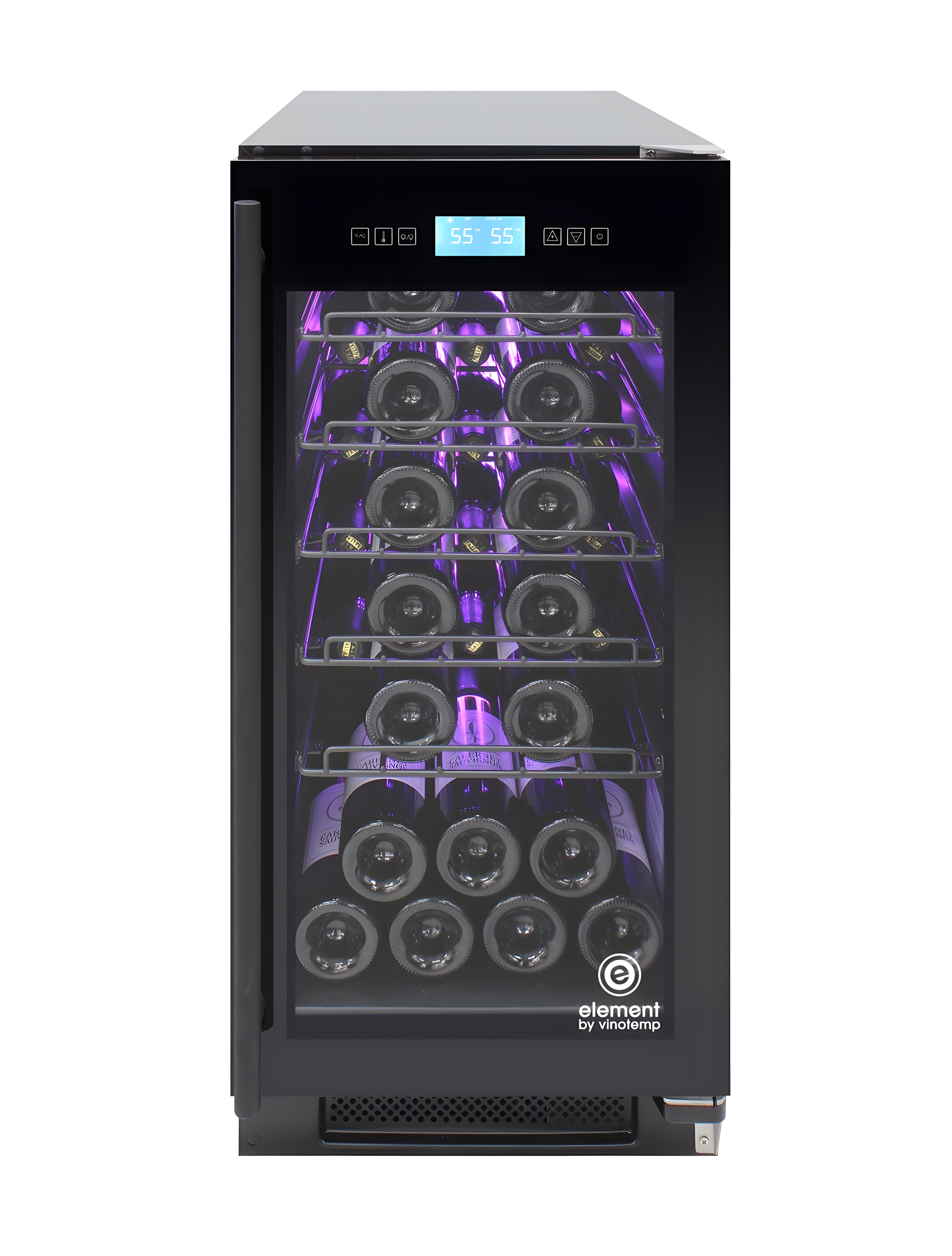 Vinotemp 32-Bottle Single-Zone Wine Cooler - EL-32COMM-B