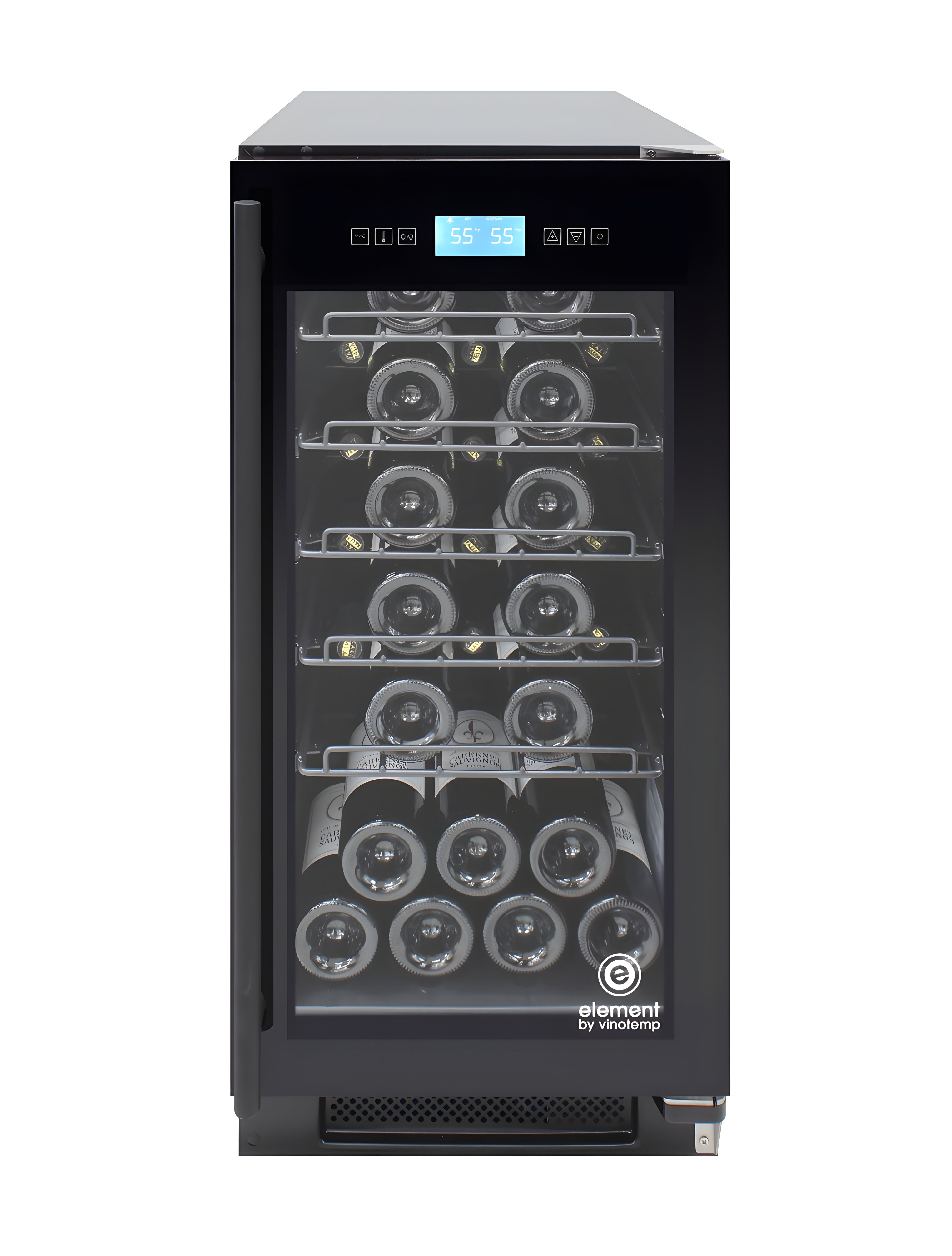 Vinotemp 32-Bottle Single-Zone Wine Cooler - EL-32COMM-B