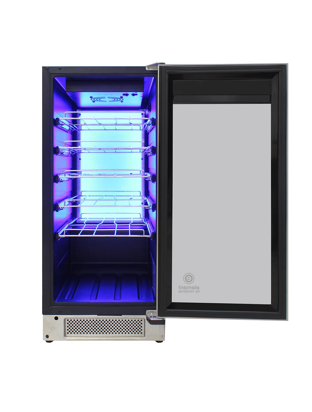 Vinotemp 32-Bottle Single-Zone Wine Cooler, Stainless - EL-32COMM-SS