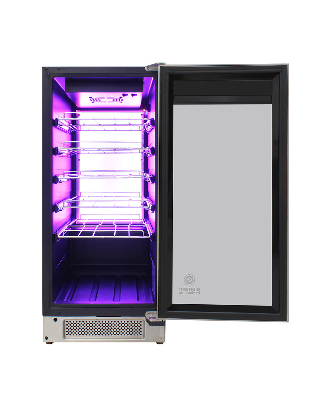 Vinotemp 32-Bottle Single-Zone Wine Cooler, Stainless - EL-32COMM-SS