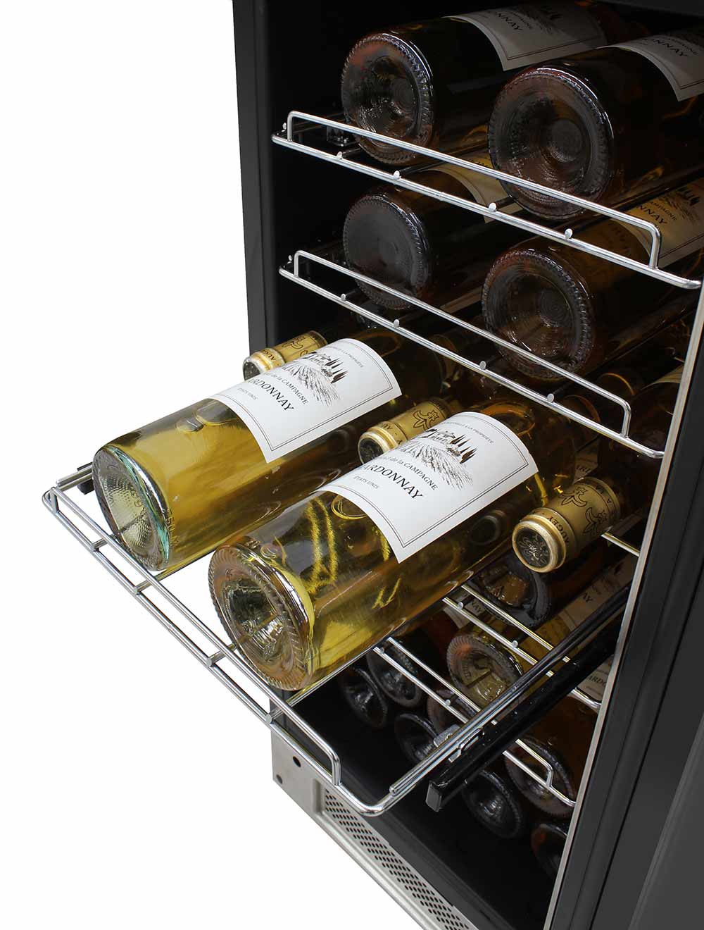 Vinotemp 32-Bottle Single-Zone Wine Cooler, Stainless - EL-32COMM-SS