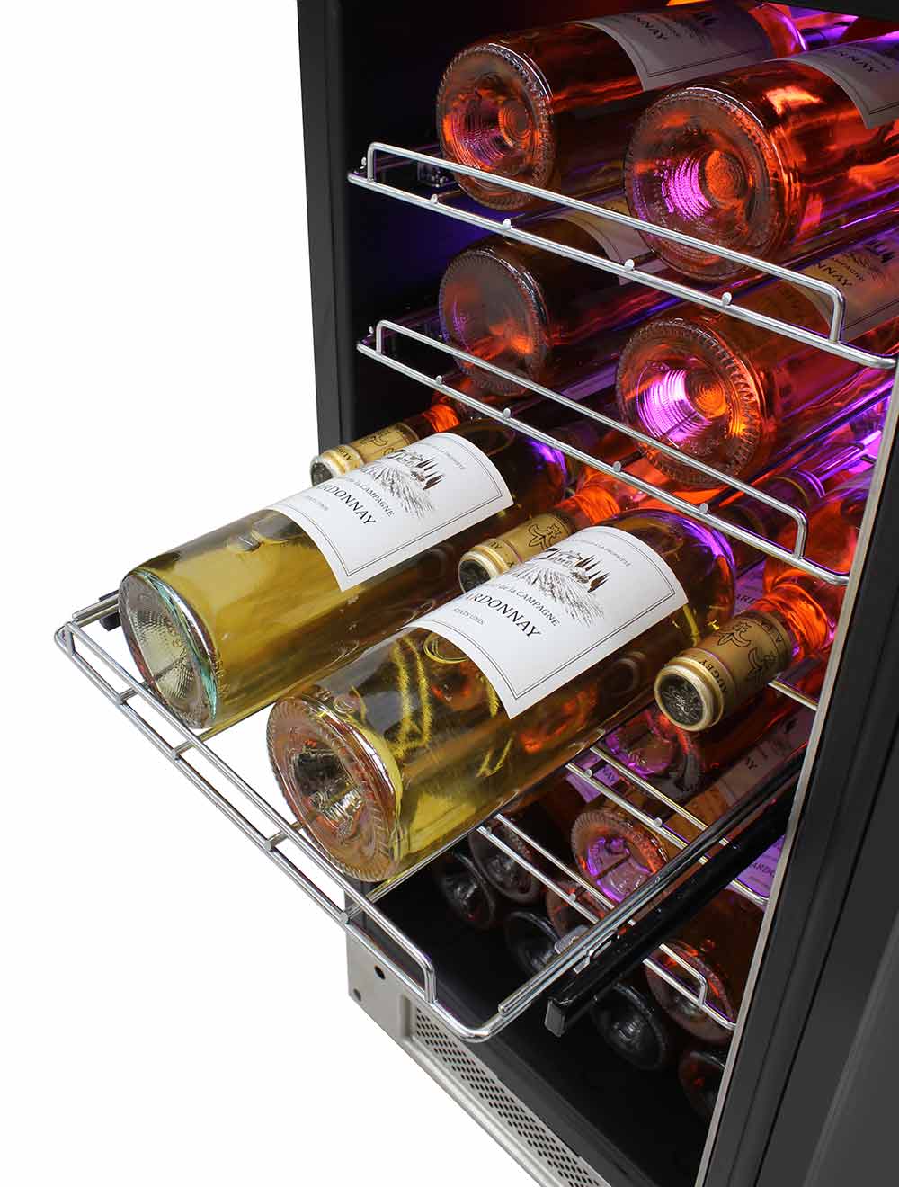 Vinotemp 32-Bottle Single-Zone Wine Cooler, Stainless - EL-32COMM-SS