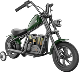 Hyper Gogo Cruiser 12 Plus Electric Kids Motorcycle Bluetooth Speaker 21.9V 160W 10 MPH 7.5 Miles - EL-MB03P-BLUE