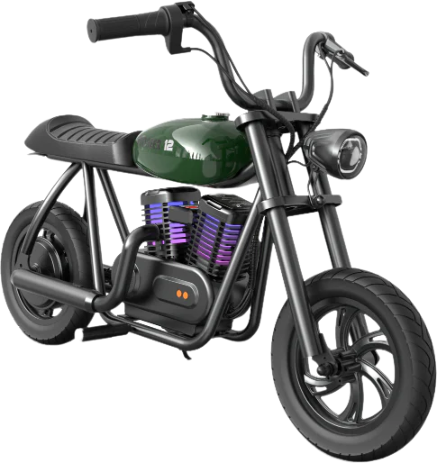 Hyper Gogo Pioneer 12 Plus Electric Kids Motorcycle Bluetooth Speaker 21.9V 160W 10 MPH 7.5 Miles EL-MB05P New - EL-MB05P-BLACK
