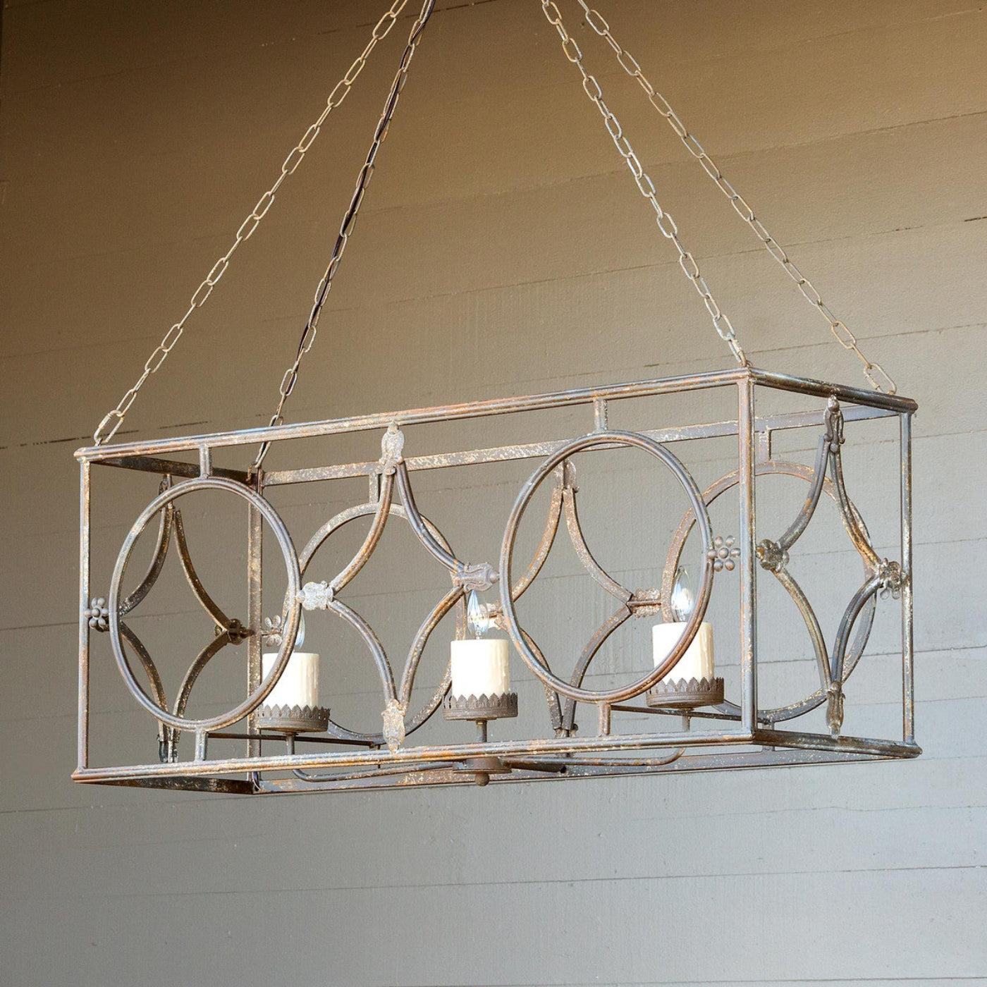 Park Hill Collection Manor Lafayette Transom Chandelier - ELH80946