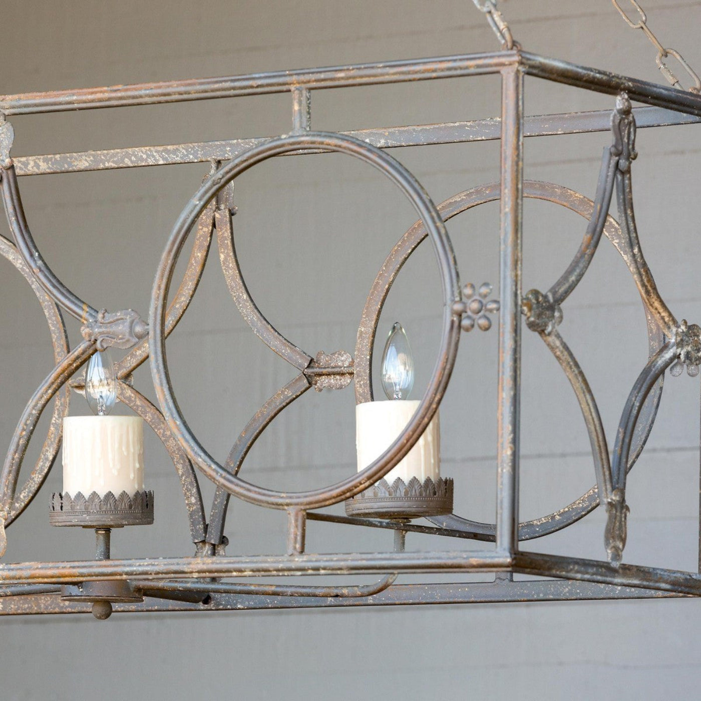 Park Hill Collection Manor Lafayette Transom Chandelier - ELH80946