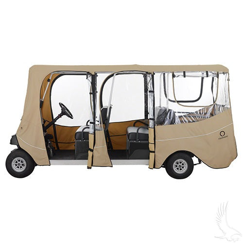 RedHawk Enclosure - Deluxe 6 Passenger - Sand - Fits Up to 126" Top - ENC-027