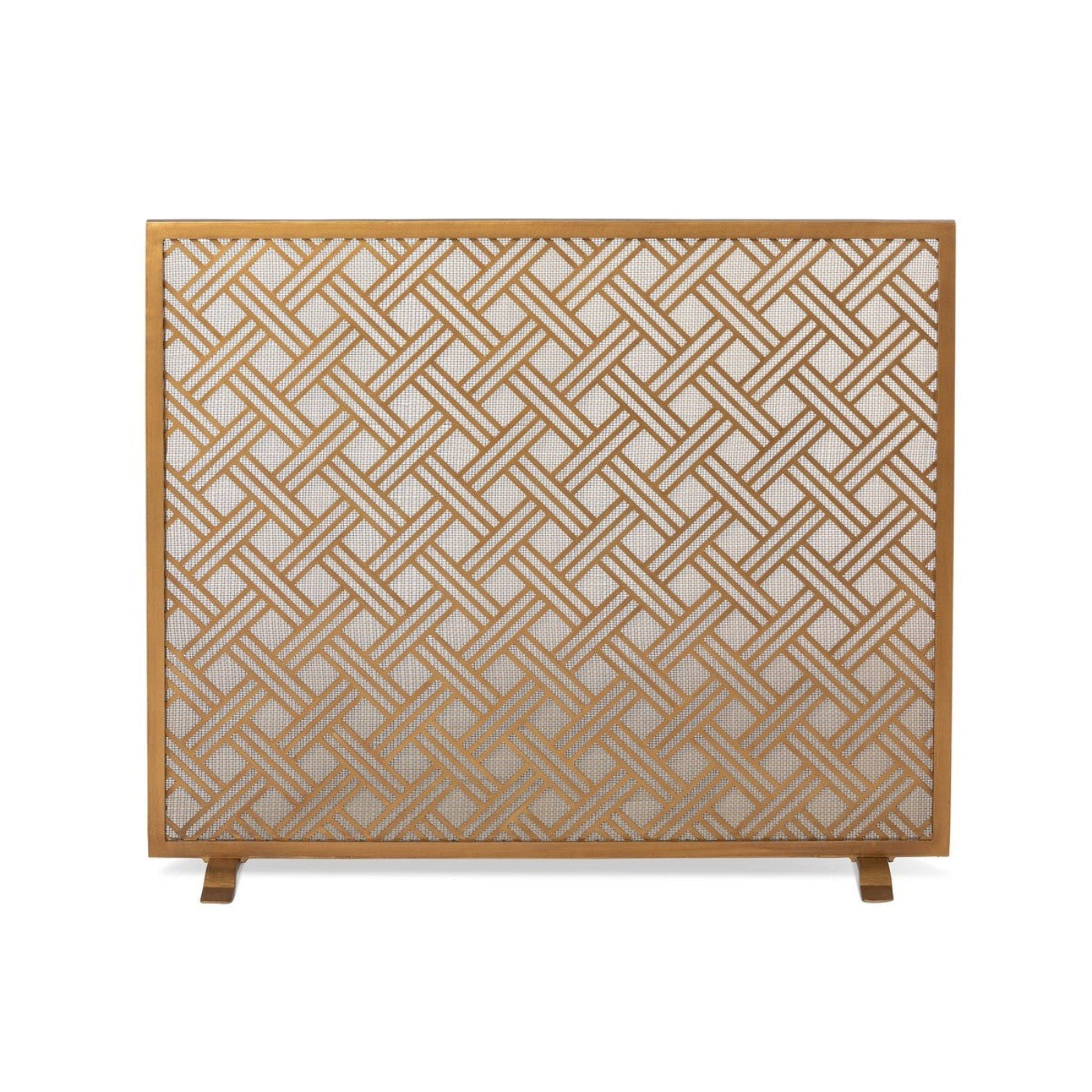 Park Hill Collection Urban Living Cross Hatch Fire Screen - ERR26052