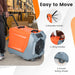 Costway Commercial Dehumidifier 180 Pints 210 CFM Basement/Crawl Space Pump And Drain Hose Orange New - ES10327US-OR