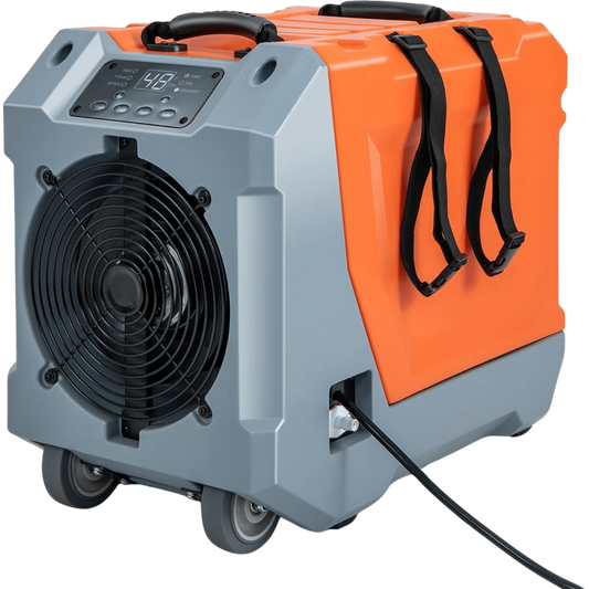 Costway Commercial Dehumidifier 180 Pints 210 CFM Basement/Crawl Space Pump And Drain Hose Orange New - ES10327US-OR