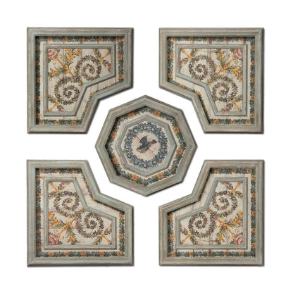 Park Hill Collection Southern Classic Flora Motif Pattern Tiles - EWA26008