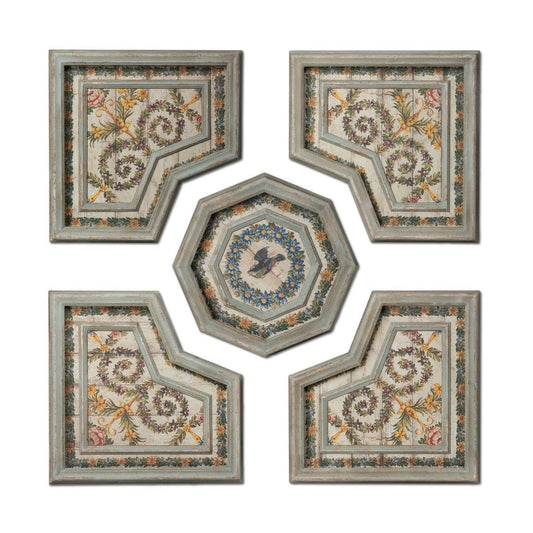 Park Hill Collection Southern Classic Flora Motif Pattern Tiles - EWA26008