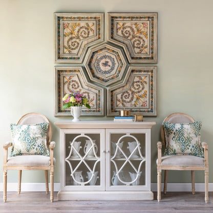 Park Hill Collection Southern Classic Flora Motif Pattern Tiles - EWA26008