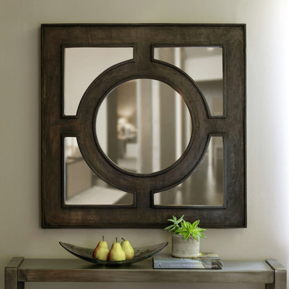 Park Hill Collection Urban Living Wooden Portal Square Mirror - EWI10270