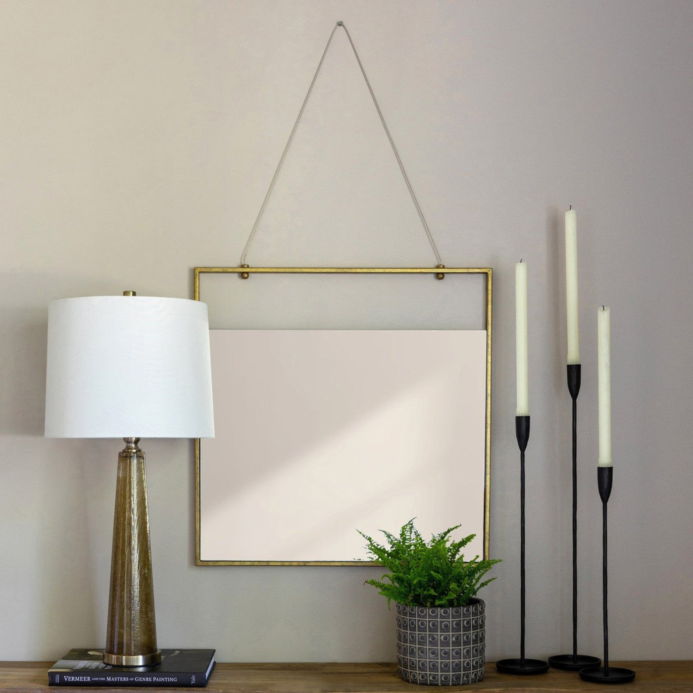 Park Hill Collection Urban Living Gable Square Mirror - EWI20234