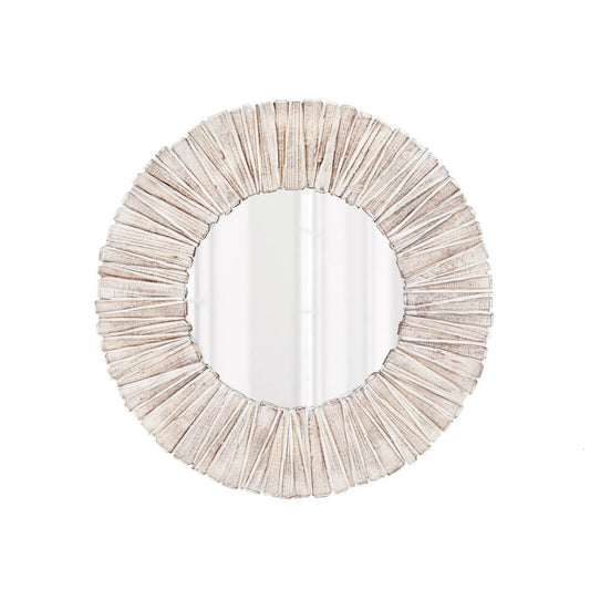 Park Hill Collection Lodge Wood Slat Round Mirror - EWI20237