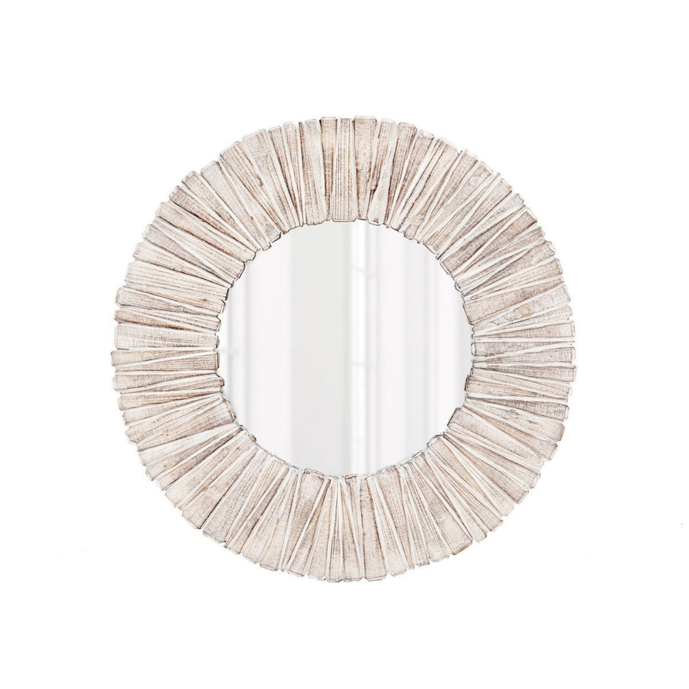 Park Hill Collection Lodge Wood Slat Round Mirror - EWI20237