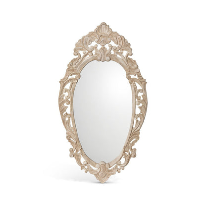 Park Hill Collection Country French Auvergne Hand Carved Wood Mirror - EWI26056