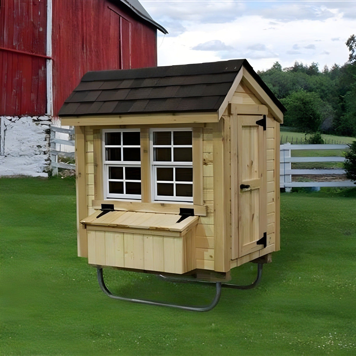 EZ-Fit Portable 3x4 Chicken Coop Shed Kit - Coop3x4