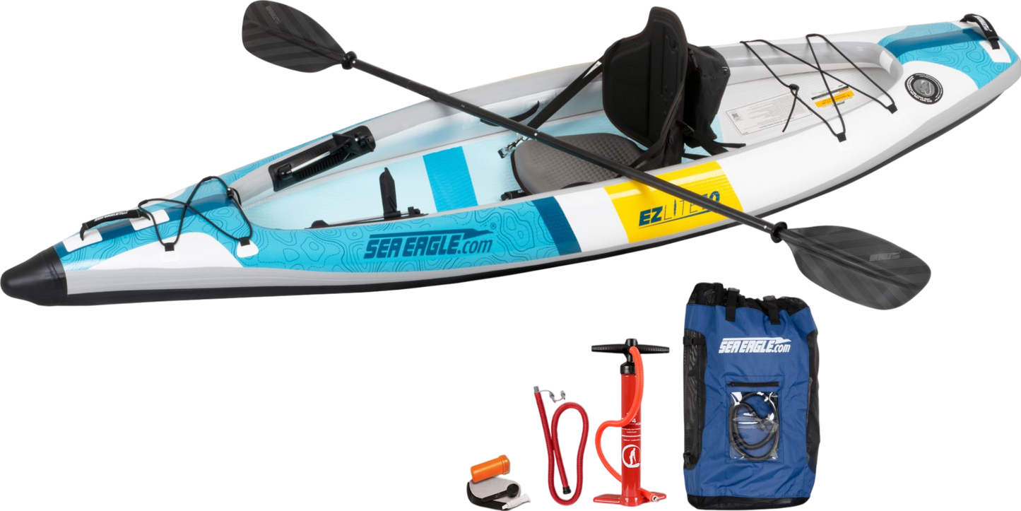 Sea Eagle EZLITE10K_P 10' EZLite10 Inflatable Kayak Pro Package New - EZLITE10K_P