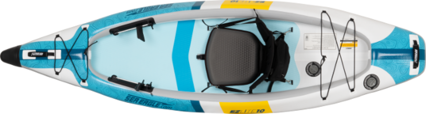 Sea Eagle EZLITE10K_P 10' EZLite10 Inflatable Kayak Pro Package New - EZLITE10K_P