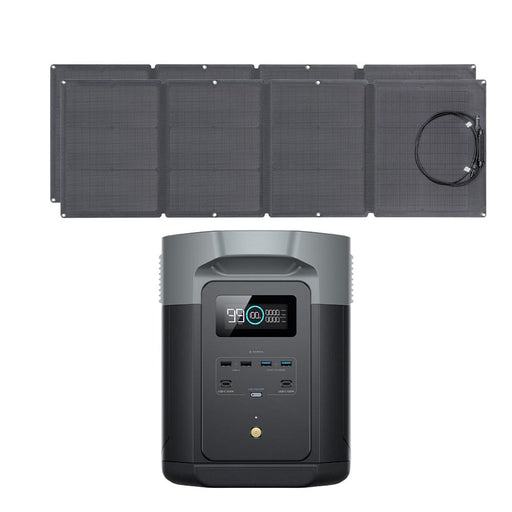 EcoFlow DELTA 2 Max + 110W Portable Solar Panel - ZPPMR350-US+110W