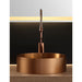 Eden Bath 15" Round Stainless Steel Bathroom Vessel Sink with Drain in Rose Gold - EB_SS001RG