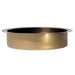 Eden Bath 15" Round Stainless Steel Undermount Bathroom Sink with Drain in Antique Gold - EB_SS050AT